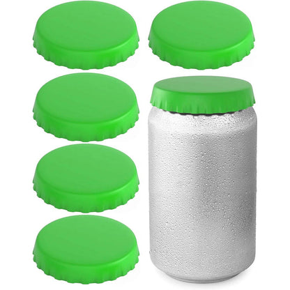 6-Pack: Silicone Can Lids Fits Standard Soda Cans DailySale