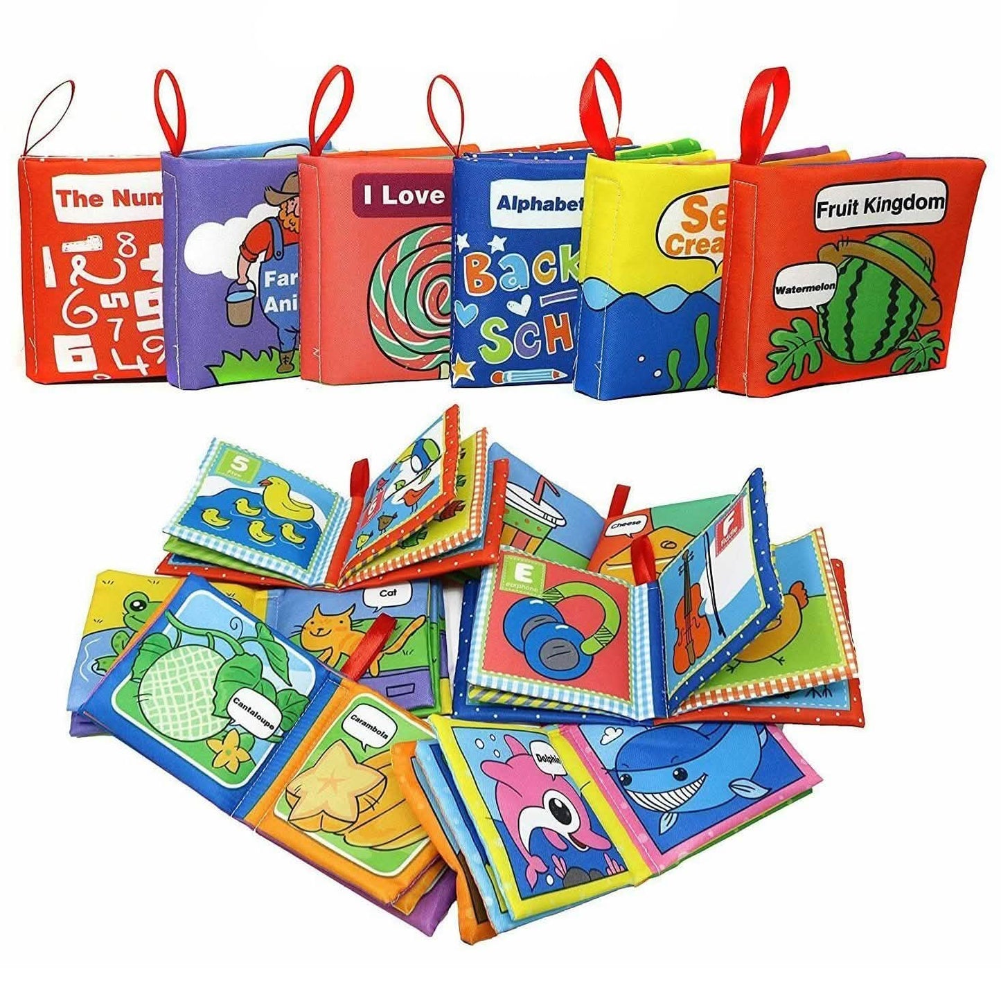 6-Pack: Smart Novelty Soft Cloth Books DailySale