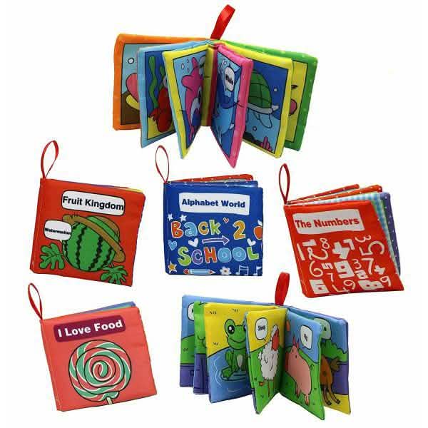 6-Pack: Smart Novelty Soft Cloth Books DailySale