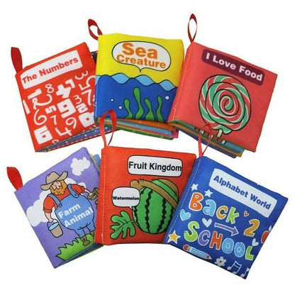 6-Pack: Smart Novelty Soft Cloth Books DailySale