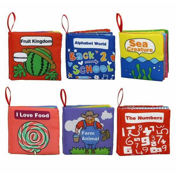 6-Pack: Smart Novelty Soft Cloth Books DailySale