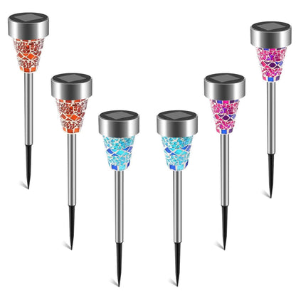6-Pack: Solar Garden Lights IP44 Water Resistant DailySale