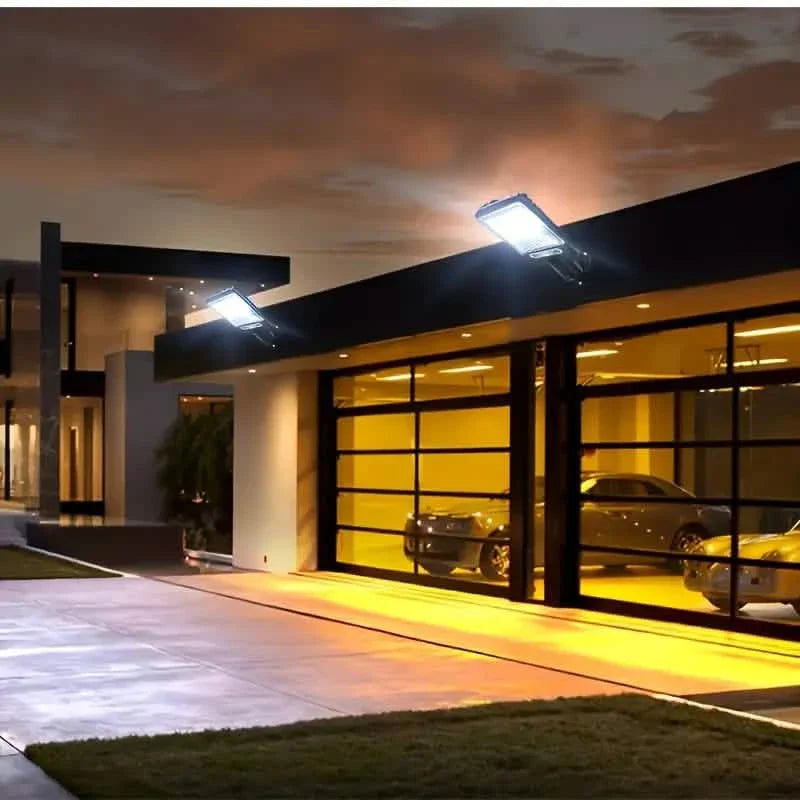 6-Pack: Solar Powered Motion Sensor Outdoor Garden Light with 108 COB LED Lights DailySale