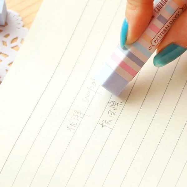 6-Pack: Stationery Supplies Kawaii Candy Color Eraser DailySale