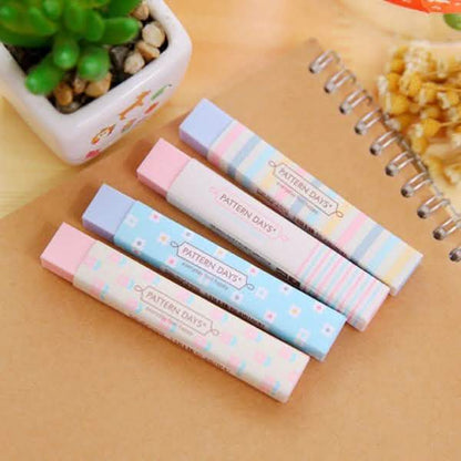6-Pack: Stationery Supplies Kawaii Candy Color Eraser DailySale