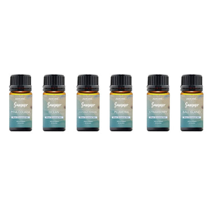 6-Pack: Summer Vibe Fresh Scented Aromatherapy Essential Oil For Diffusers Humidifiers DailySale