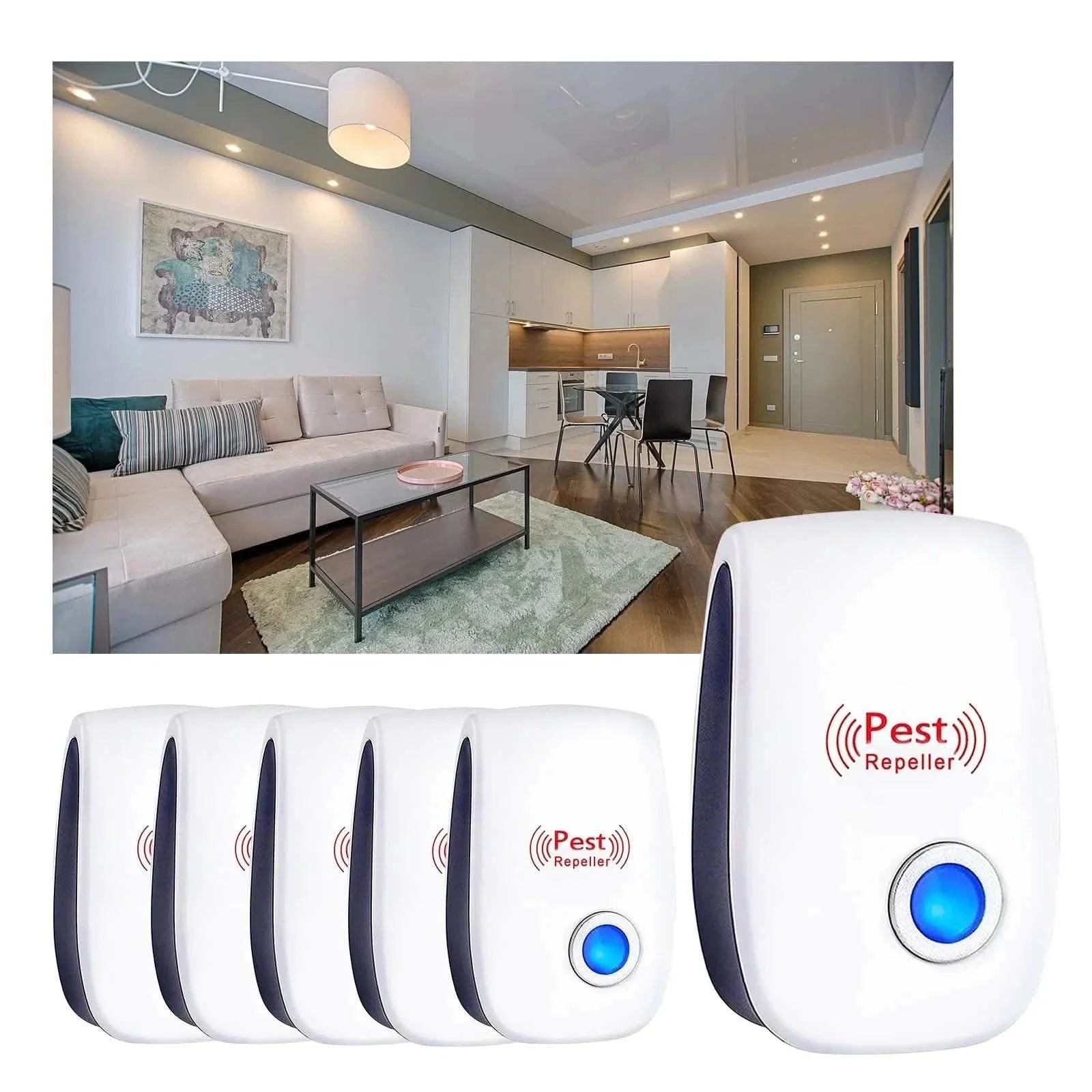 6-Pack: Ultrasonic Pest Repeller Electronic Plug in Pest Control DailySale
