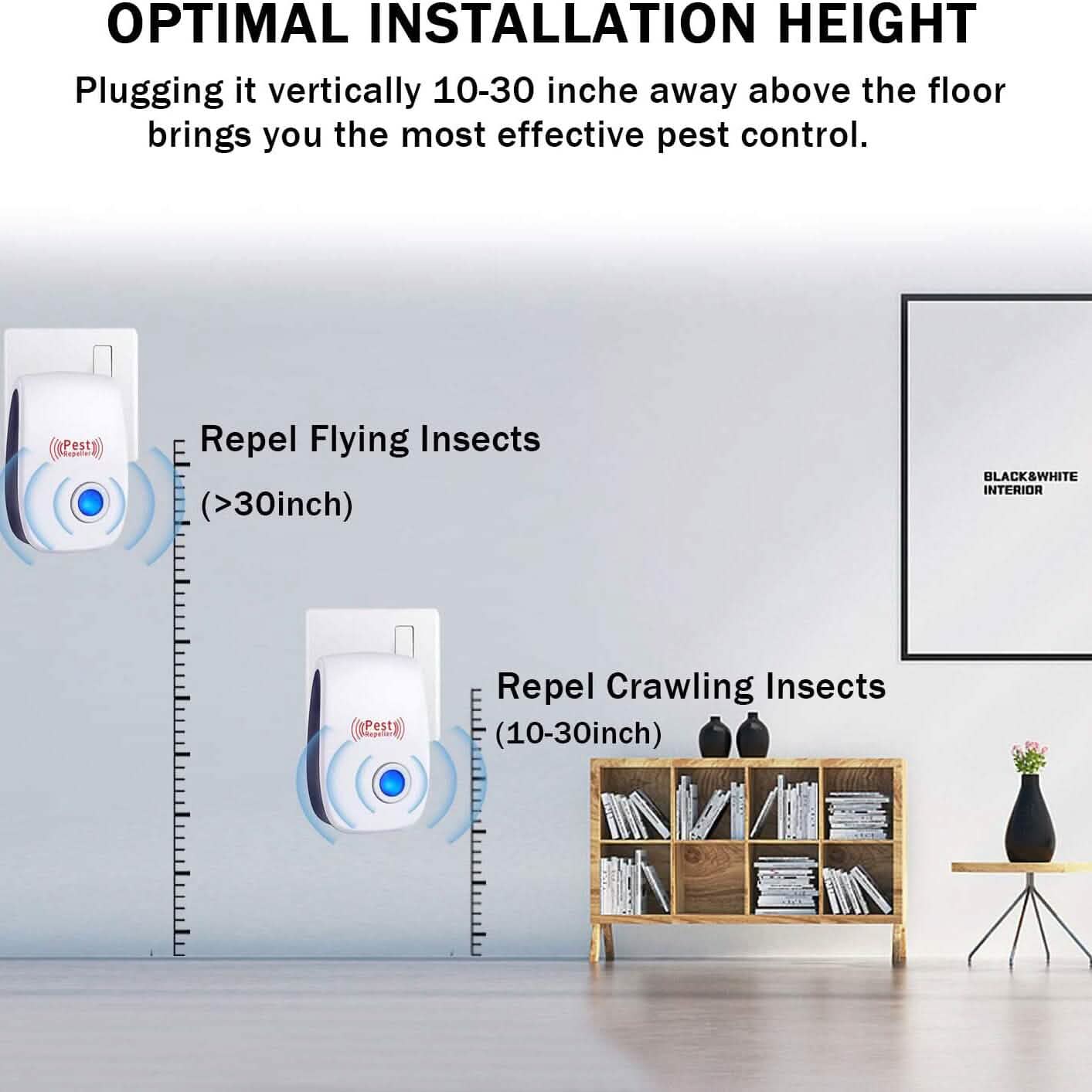 6-Pack: Ultrasonic Pest Repeller Electronic Plug in Pest Control DailySale