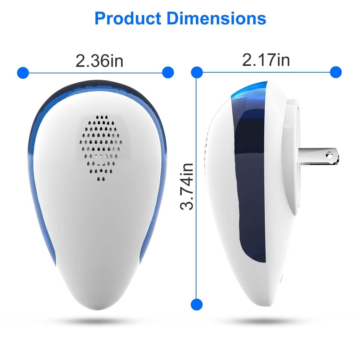 6-Pack: Ultrasonic Pest Repeller Indoor Plug in Bug Repellent DailySale