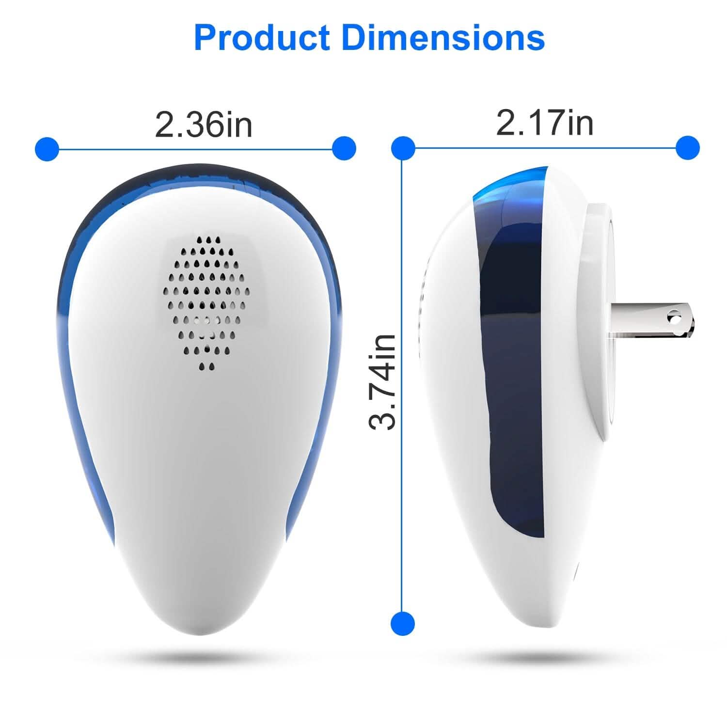 6-Pack: Ultrasonic Pest Repeller Indoor Plug in Bug Repellent DailySale