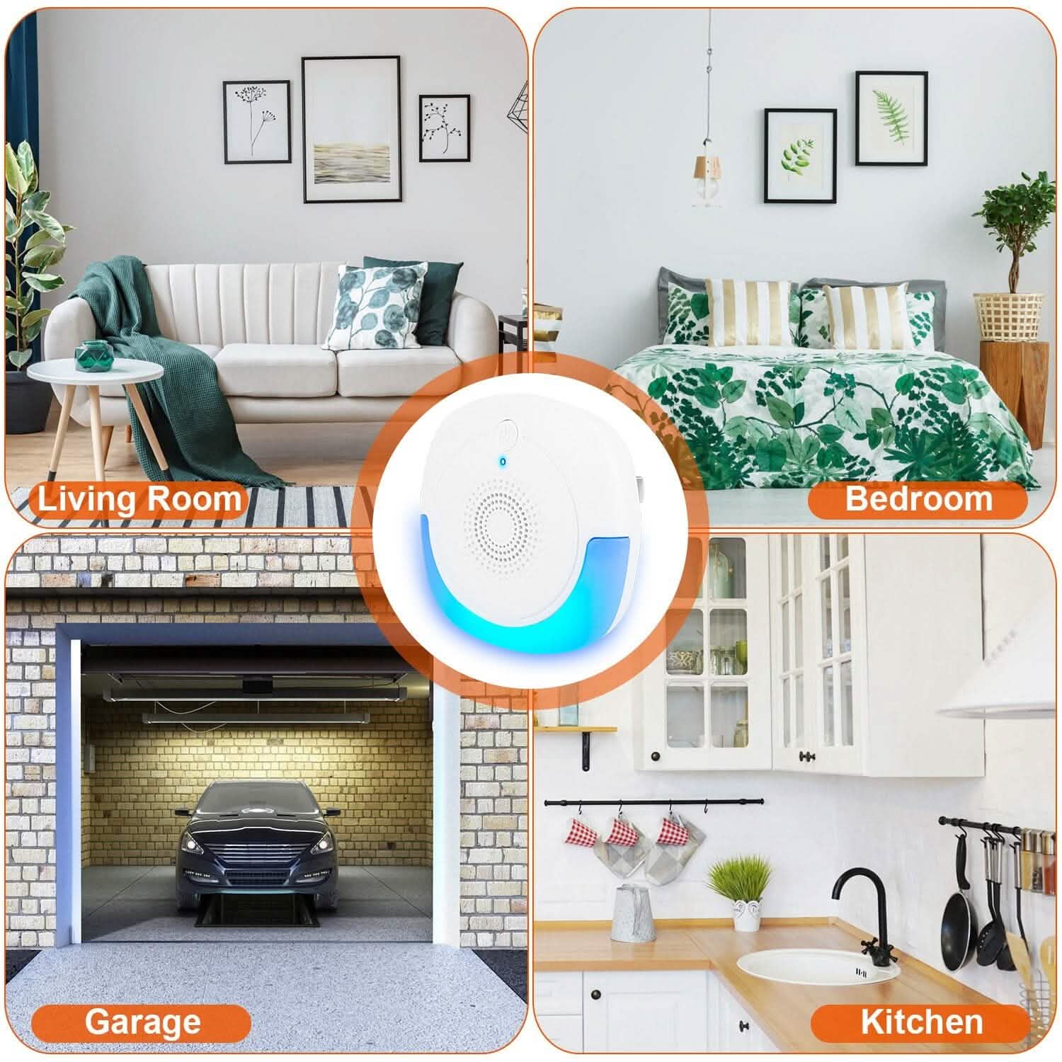 6-Pack: Ultrasonic Pest Repellers Plug-In Indoor Pest Control Mouse Repellent DailySale