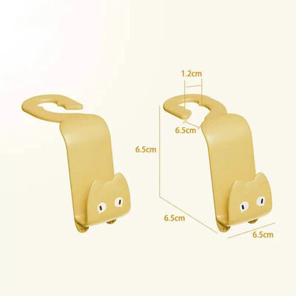6-Pack: Universal Car Seat Hanger Hooks Cute Cartoon Double-hook DailySale