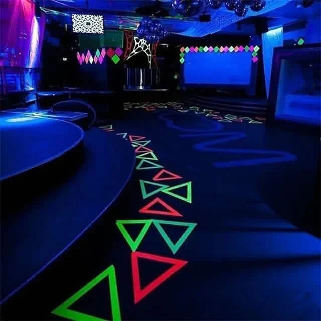 6-Pack: UV Gaffer Fluorescent Party Tape Blacklight Reactive Glow In The Dark Tape DailySale