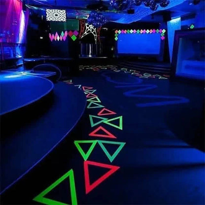 6-Pack: UV Gaffer Fluorescent Party Tape Blacklight Reactive Glow In The Dark Tape DailySale