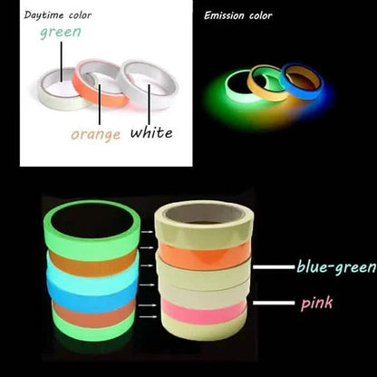 6-Pack: UV Gaffer Fluorescent Party Tape Blacklight Reactive Glow In The Dark Tape DailySale