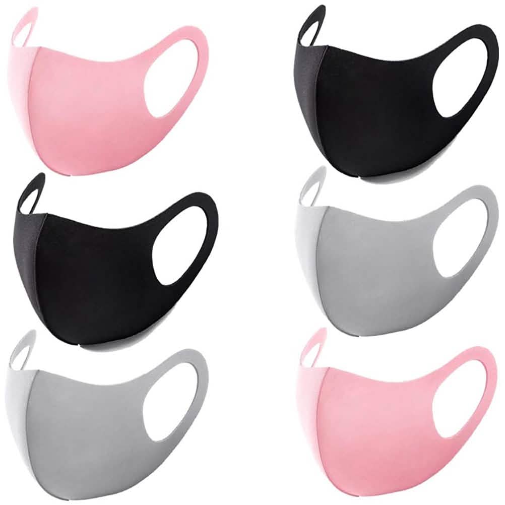 6-Pack: Washable Unisex Dust Mask DailySale