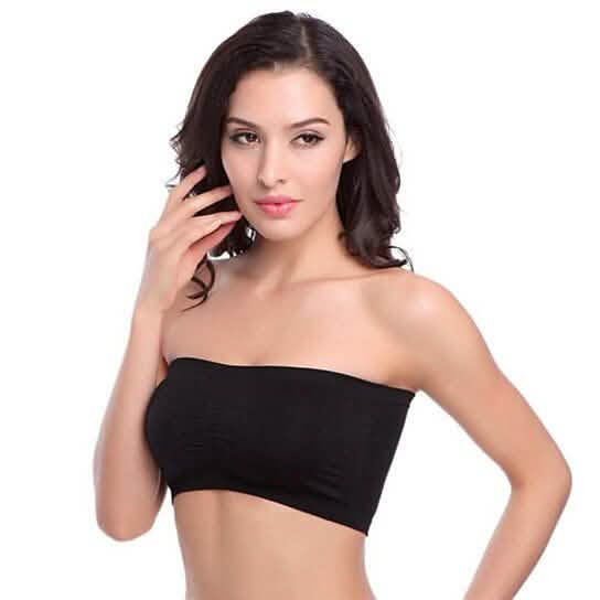 6-Pack: Women's Seamless Bandeau Tube Padded Bralettes DailySale