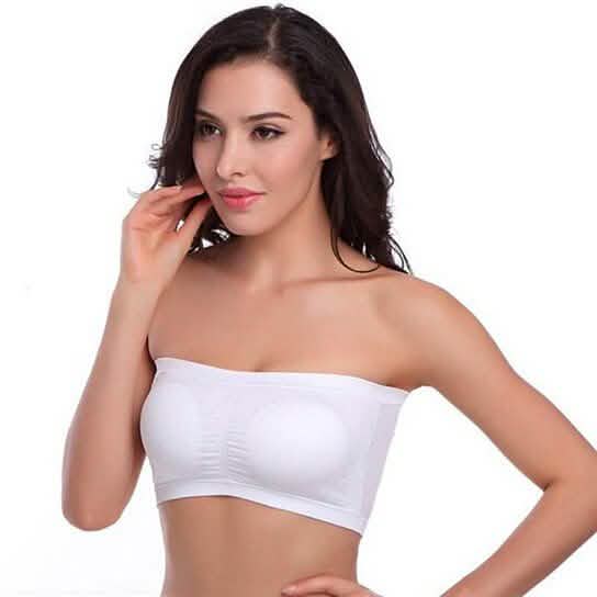 6-Pack: Women's Seamless Bandeau Tube Padded Bralettes DailySale