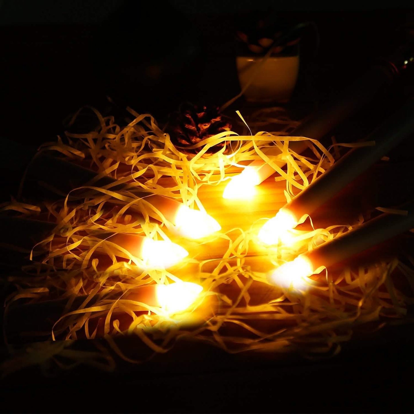 6-Packs: Flameless Taper Candles with 4 Light Modes and Remote Control DailySale