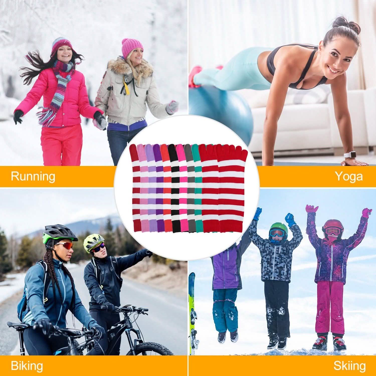 6-Pair: 5 Toes Socks Soft Breathable Ankle Socks DailySale