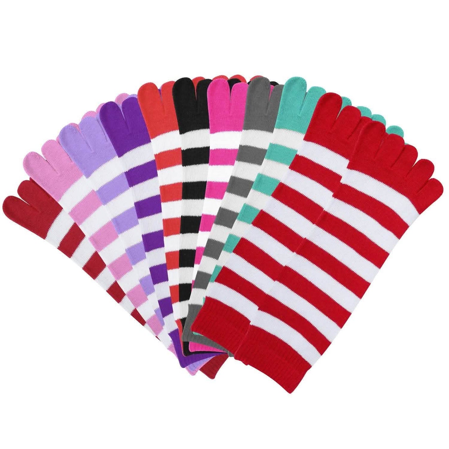 6-Pair: 5 Toes Socks Soft Breathable Ankle Socks DailySale
