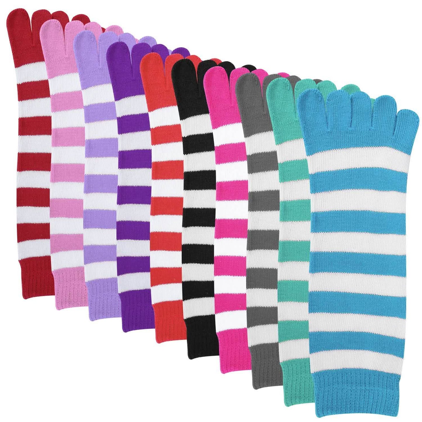 6-Pair: 5 Toes Socks Soft Breathable Ankle Socks DailySale