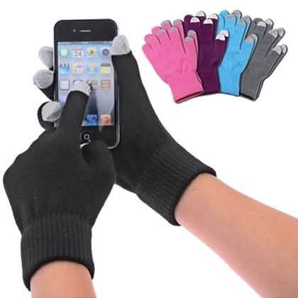 6-Pair: Smartphone Touchscreen Gloves in Pink DailySale
