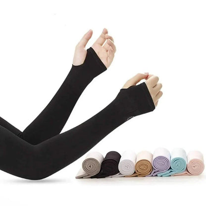 6-Pairs: Ice Silk UV Protection Arm Sleeves DailySale