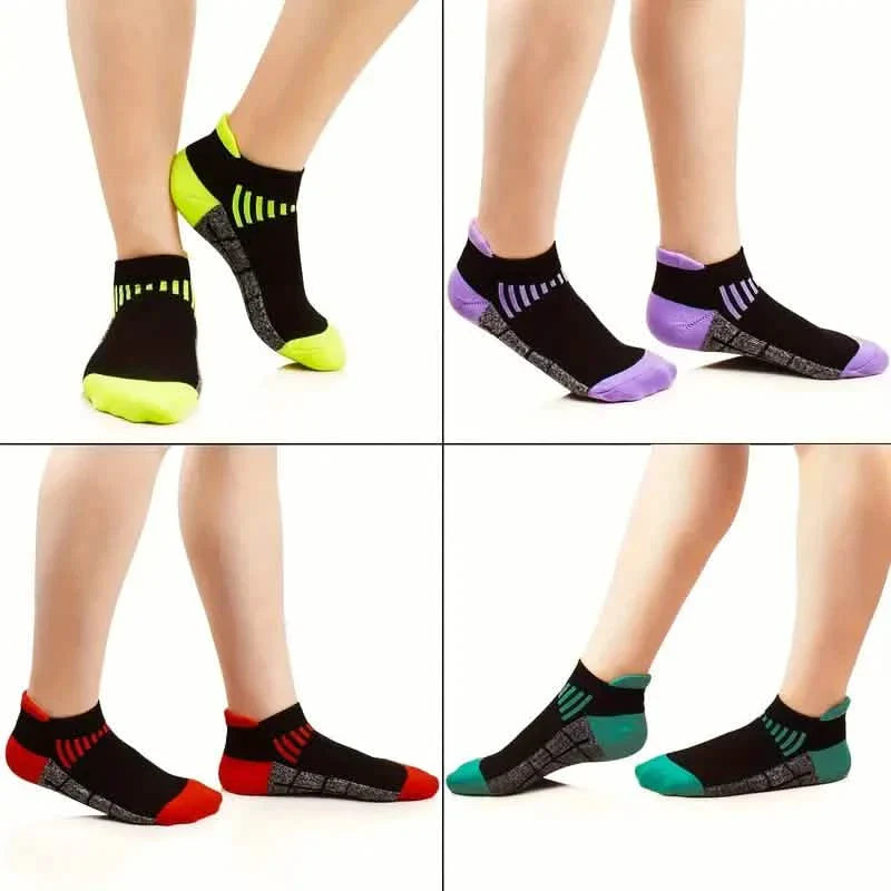 6-Pairs: Low Cut Cushioned Breathable Ankle Socks For Running Cycling Hiking DailySale