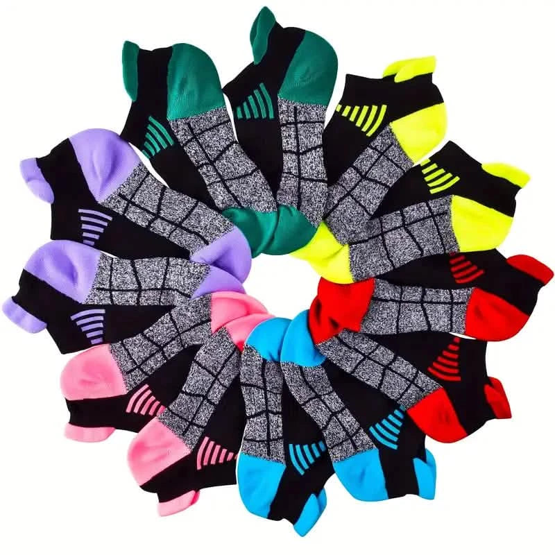 6-Pairs: Low Cut Cushioned Breathable Ankle Socks For Running Cycling Hiking DailySale