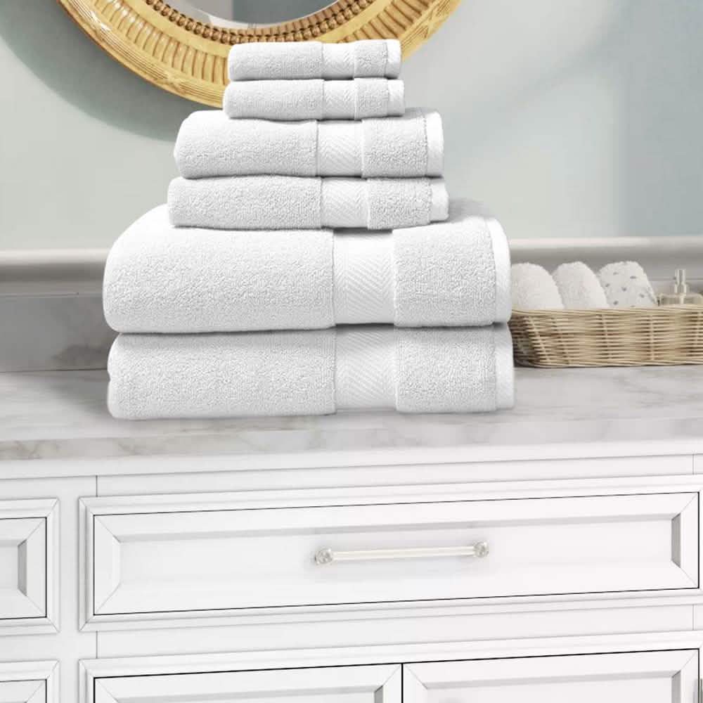 6-Piece: 100% Organic Cotton Bath Towel Set DailySale