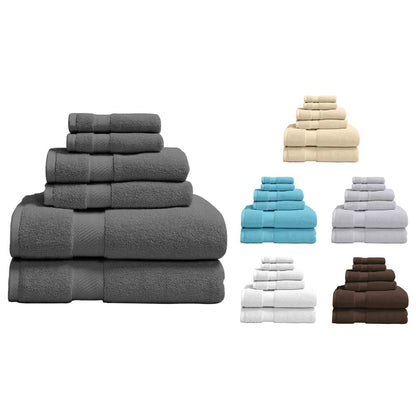 6-Piece: 100% Organic Cotton Bath Towel Set DailySale