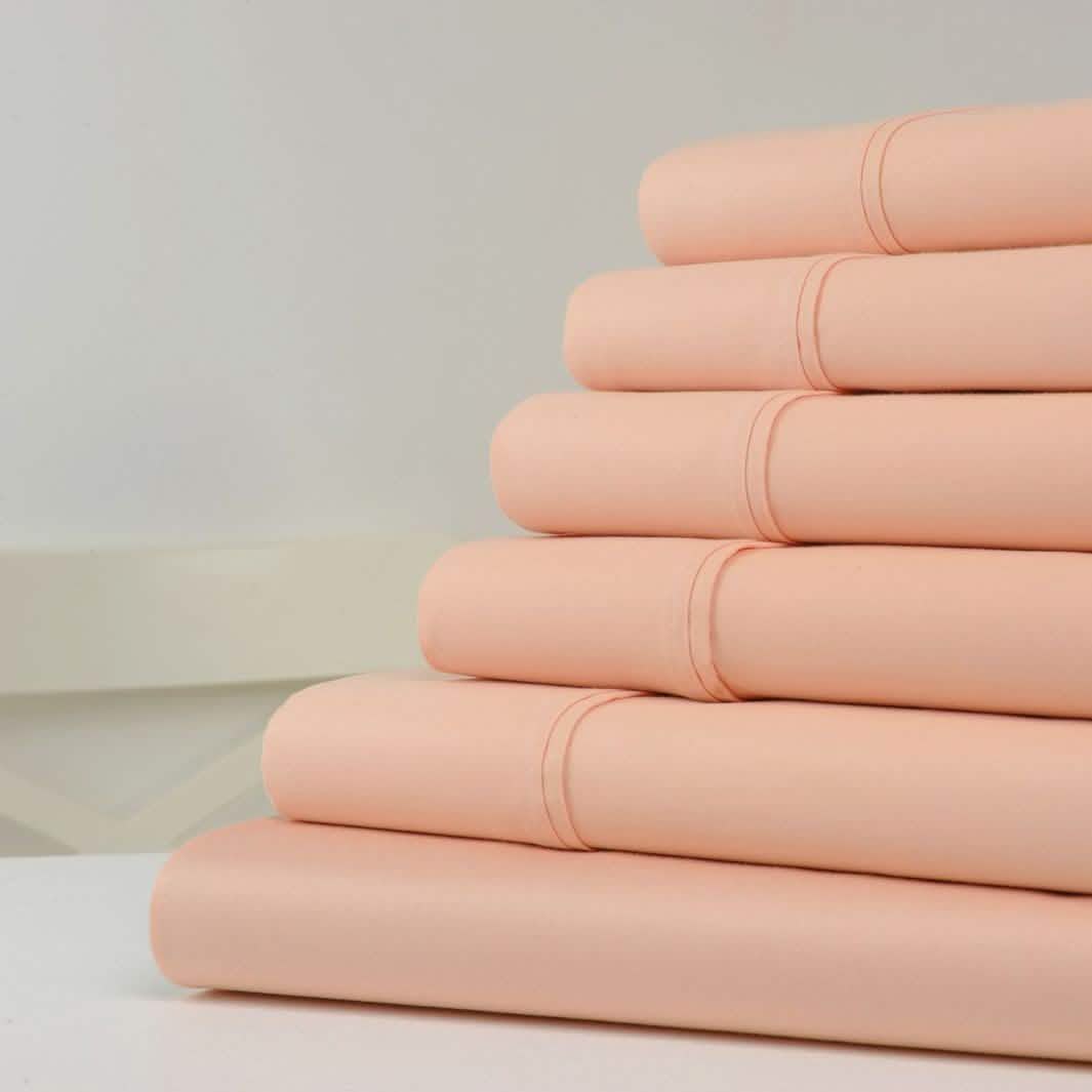 6-Piece: 1200 Thread Count Cotton Sheets DailySale