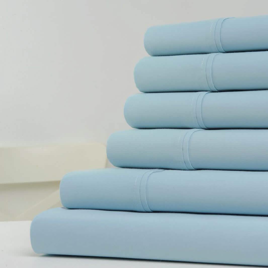 6-Piece: 1200 Thread Count Cotton Sheets DailySale