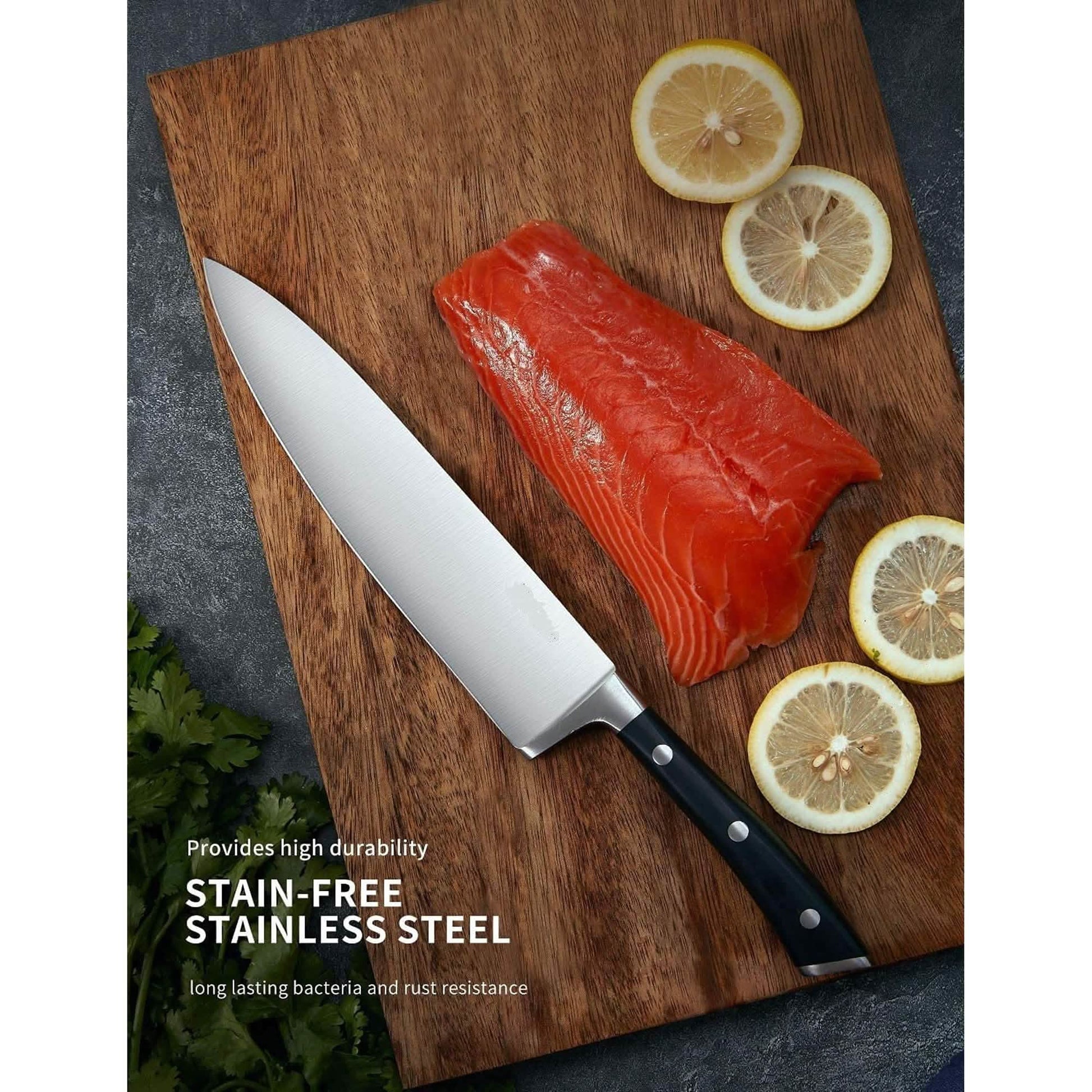 6-Piece: Aicok German Stainless Steel Kitchen Knife Set DailySale
