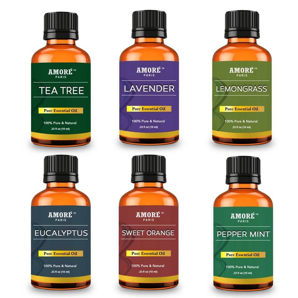 6-Piece: Aromatherapy Therapeutic Grade Essential Oils Gift Set DailySale