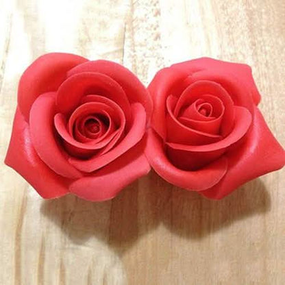 6-Piece: Baking Mold Fondant Cake Sugarcraft Rose Flower Cookie DailySale