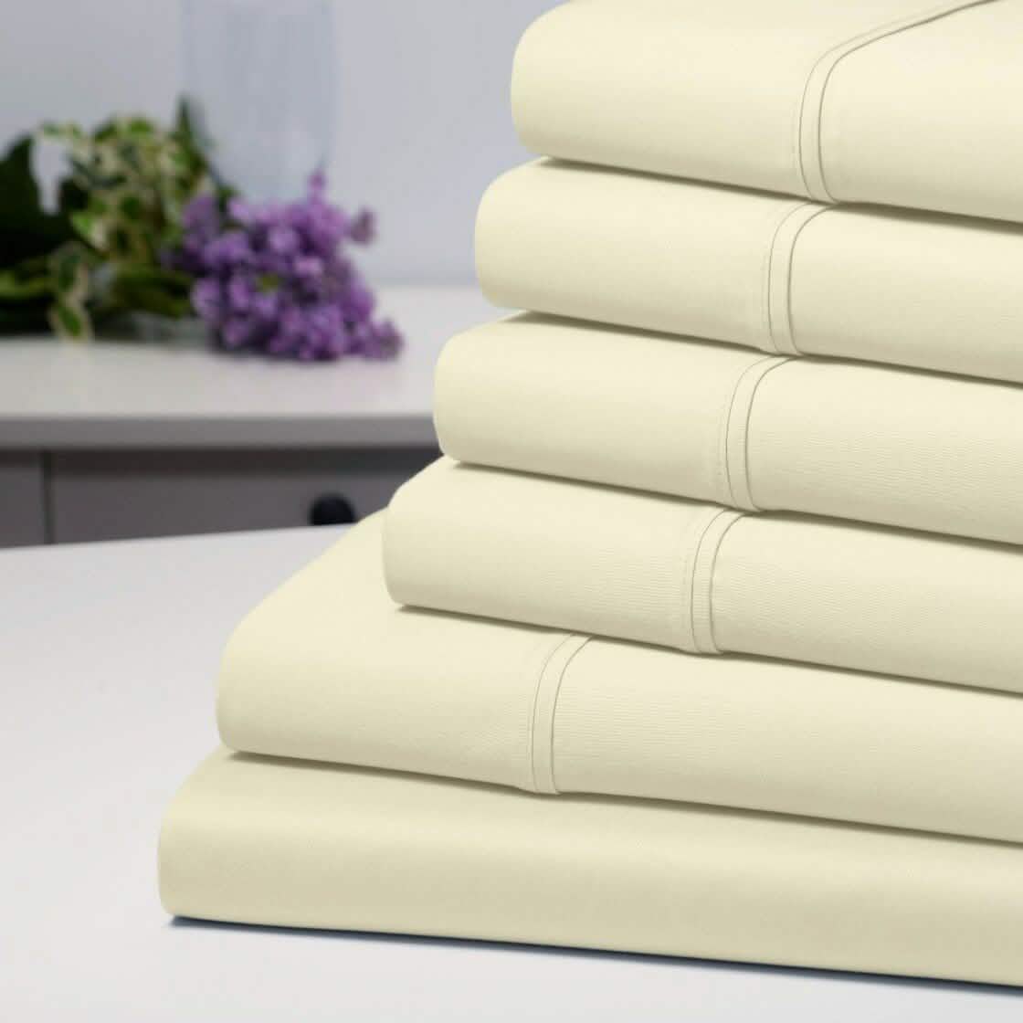 6-Piece: Bamboo 1800 Count Extra Soft Luxury Sheet Set DailySale