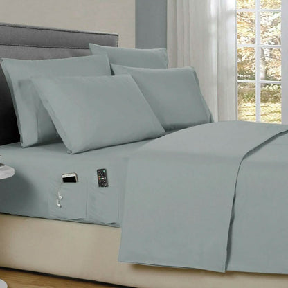 6-Piece: Bamboo Smart Sheet Set With Storage Pocket DailySale