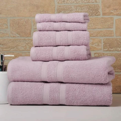 6-Piece Bibb Home Absorbent 100% Egyptian Cotton Towel Set DailySale
