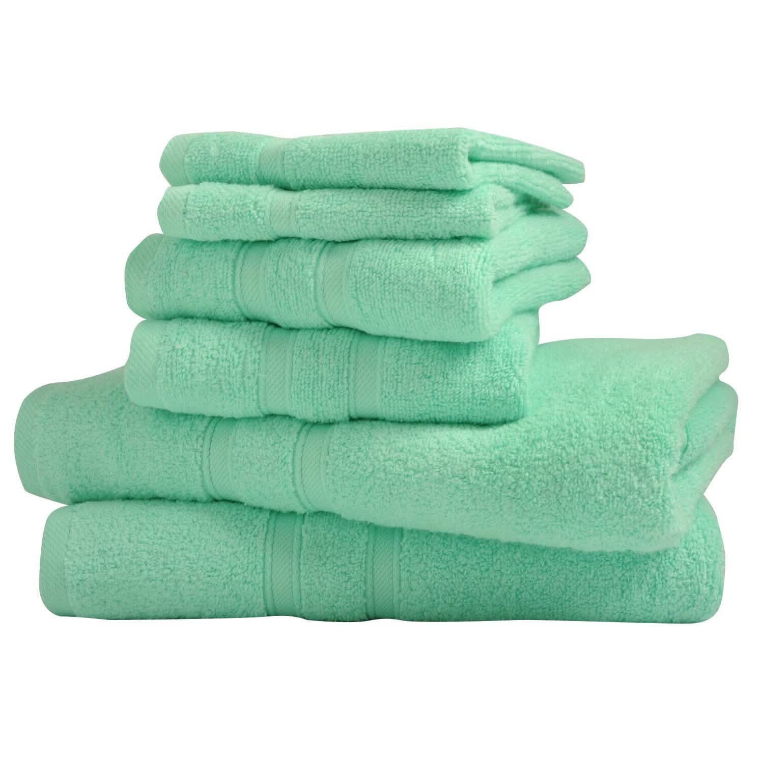 6-Piece: Bibb Home Zero Twist Egyptian Cotton Towel Set DailySale