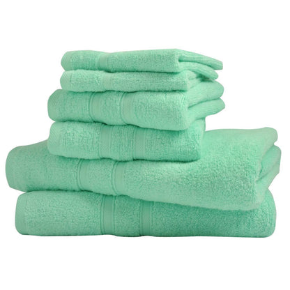 6-Piece: Bibb Home Zero Twist Egyptian Cotton Towel Set DailySale