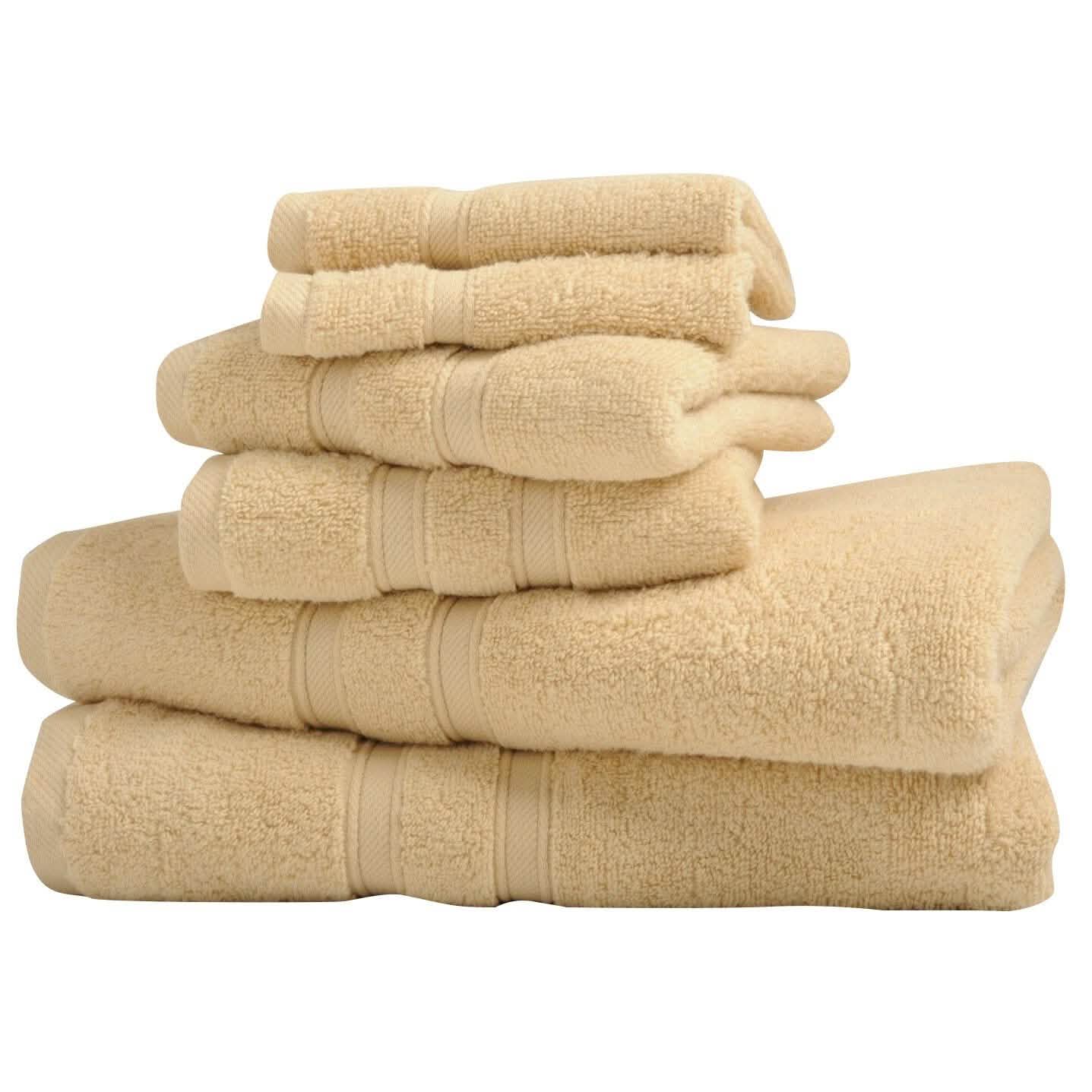 6-Piece: Bibb Home Zero Twist Egyptian Cotton Towel Set DailySale
