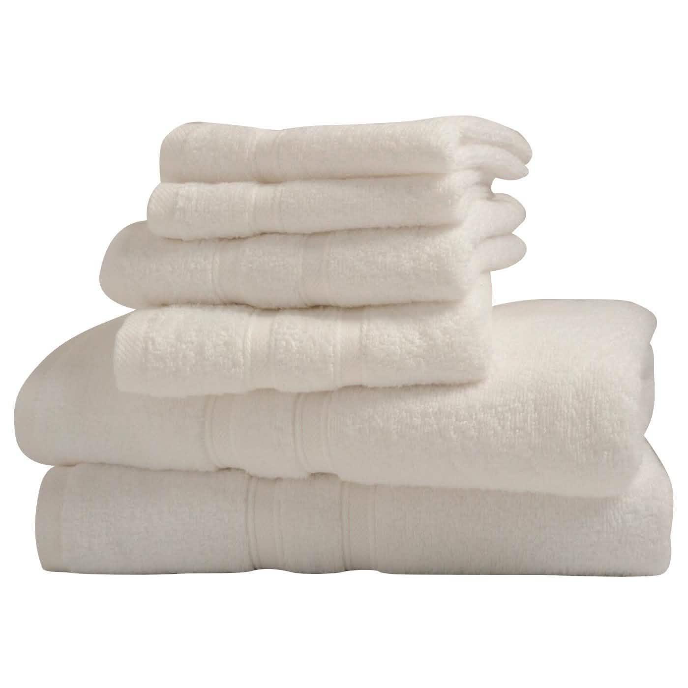 6-Piece: Bibb Home Zero Twist Egyptian Cotton Towel Set DailySale