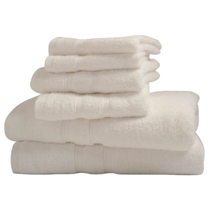 6-Piece: Bibb Home Zero Twist Egyptian Cotton Towel Set DailySale