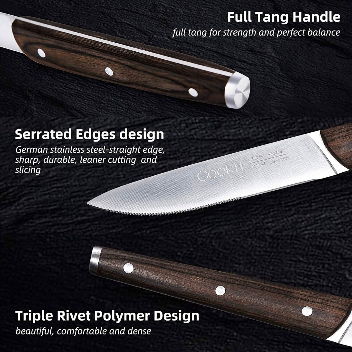 6-Piece: Cookit Steak Knife Set DailySale