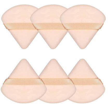 6-Piece: Face Soft Triangle Powder Puff DailySale