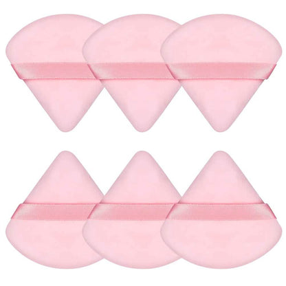 6-Piece: Face Soft Triangle Powder Puff DailySale