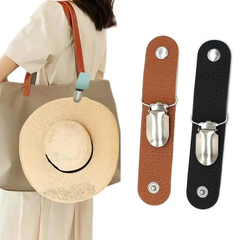6-Piece: Hat Clip for Summer Travel on Bag Luggage PU Leather Hat DailySale