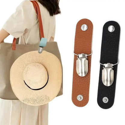 6-Piece: Hat Clip for Summer Travel on Bag Luggage PU Leather Hat DailySale